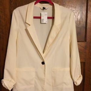H&M Off White blazer