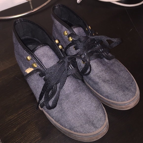 Vans Shoes - Gray Vans Chukka Boots