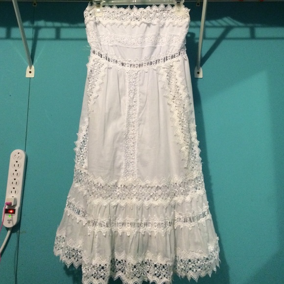 White dress.