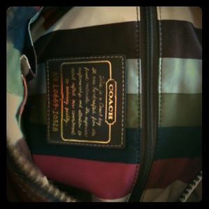 Vintage leather coach handbag est. 1941