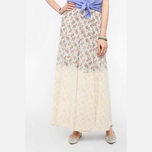Urban Renewal Ombré Floral Maxi Skirt // UO