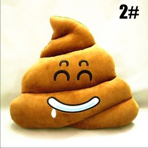 Cute Poop Emoji Pillow. 💕💩💩
