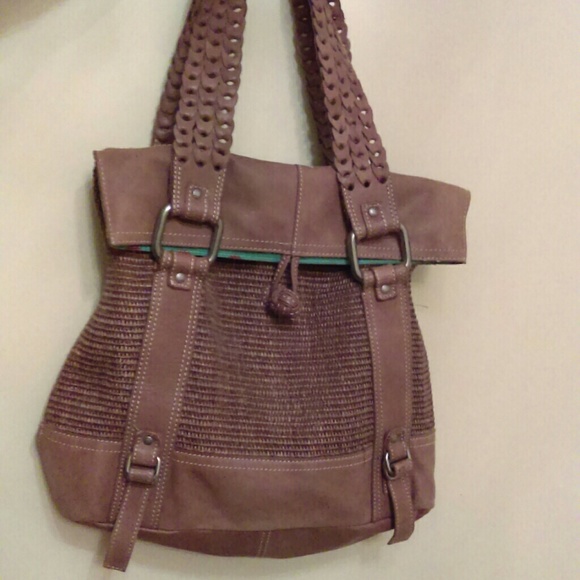 Fossil leather bag