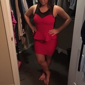 Peplum Bodycon Dress