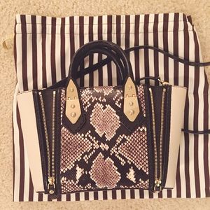 Henri Bendel Mini Alist Snake Satchel