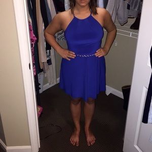 Blue dress