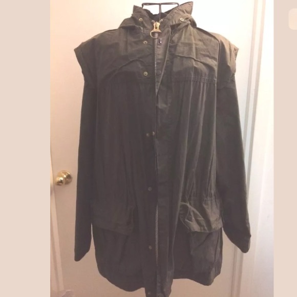 Barbour Jackets & Blazers - ❌SOLD❌ Barbour Olive Green Durham Waxed Jacket