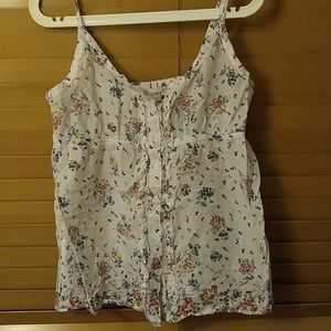 Gap floral tank top