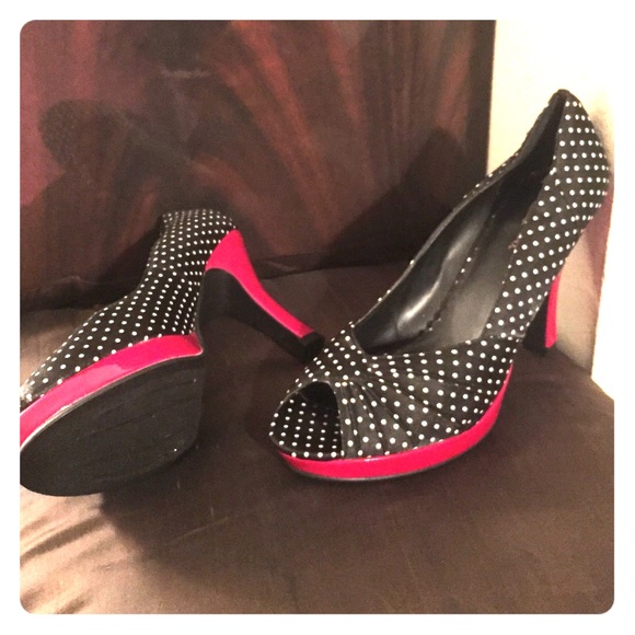 Candies Polka Dot high Heels