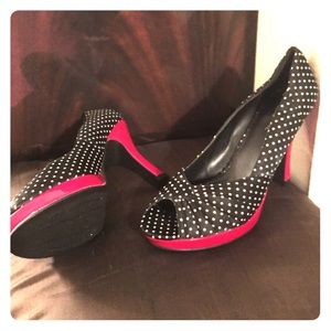 Candies Polka Dot high Heels