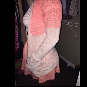 Two toned cardigan