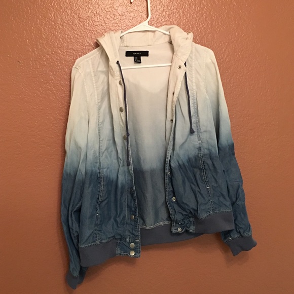 Button up jacket with hood