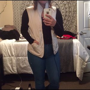 Old Navy cream vest