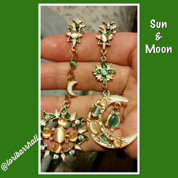 Sun and Moon Earrings