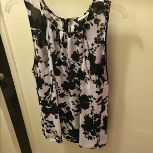 Black & White floral printed blouse