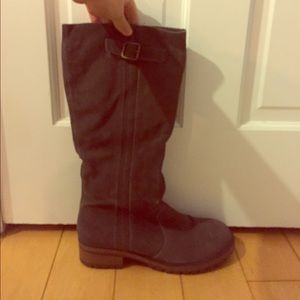Gray Suede Boots NEVER WORN