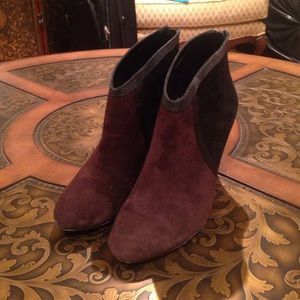 Elie Tahari Suede Booties!