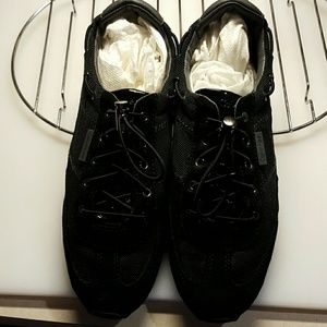 CALVIN KLEIN BRAND NEW BLACK WITH SUEDE SNEAKERS