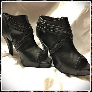 Peep Toe Booties by Candies