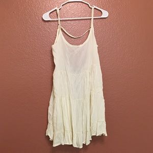 Flowy white dress