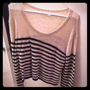 Off-white and black sweater