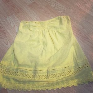 🆕Listing- Sam & Max Brand, Strapless Yellow Top S