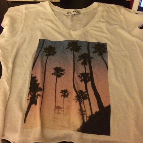 Wildfox Tops - PRICE FIRM Wildfox Palm Tree top Wildfox Tops - PRICE FIRM Wildfox Palm Tree top