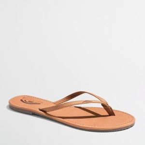 Rainbow skinny flip flops