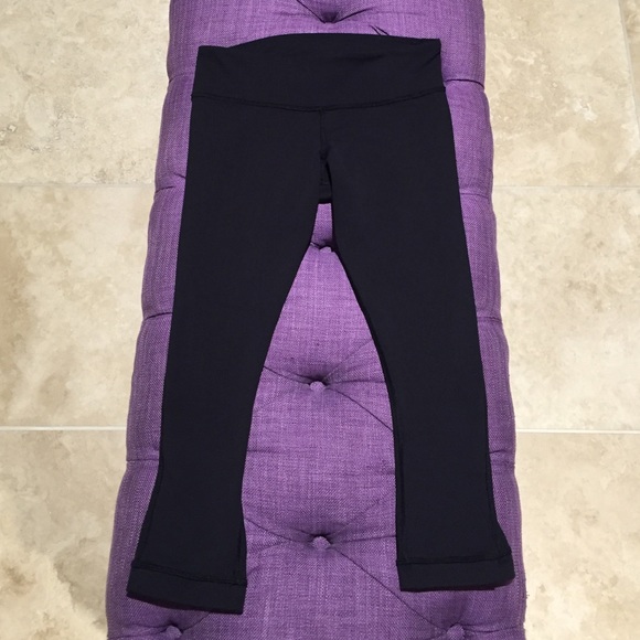 lululemon athletica Pants - Lululemon Sheer Panel Crops