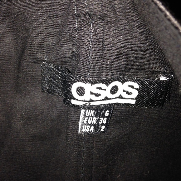 NWT 2 ASOS black coral corsage strapless dress - Picture 4 of 4