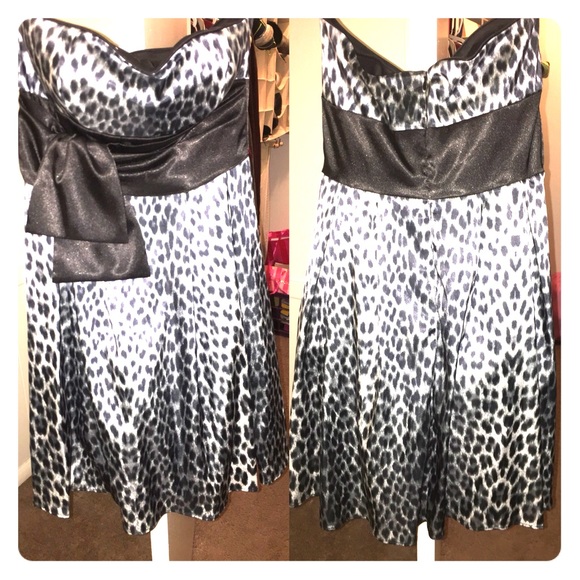 Animal print dress