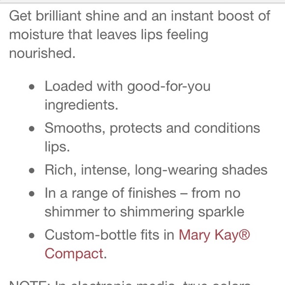 Mary Kay Lip Gloss color: Pink Sateen. - Picture 2 of 2