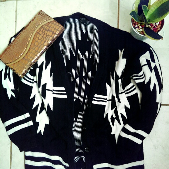 Tribal Cardigan Sweater