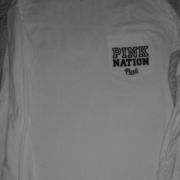 Pink nation crew sz xs euc worn only a few times