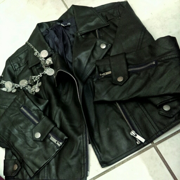 Faux Leather Jacket