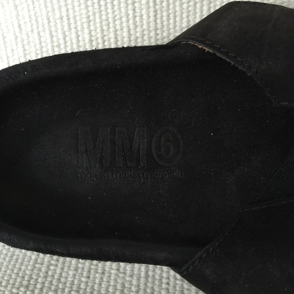 MM6 Maison Martin Margiela Black Sandals Sz 37 - Picture 4 of 4