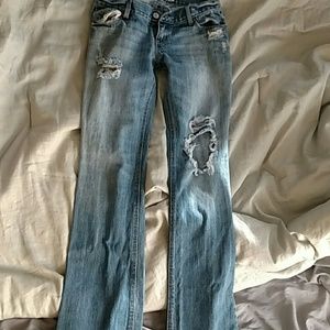 Hollister 0R Distressed jeans