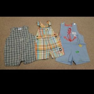 Baby boy over alls.