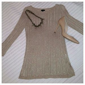 Beautiful Gold Knit  Talbots Sweater