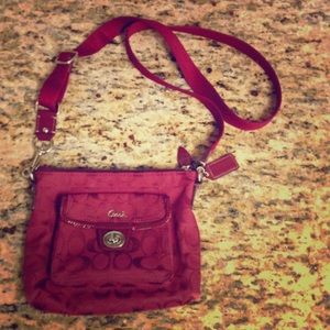 Coach cross body purse