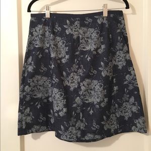 Floral Print Skirt