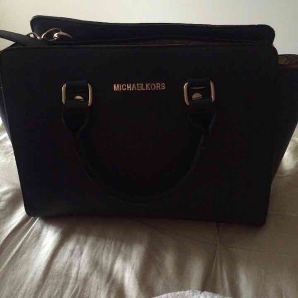 Michael Kors Navy Handbag