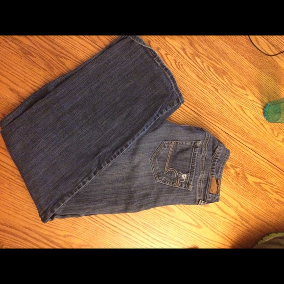 American Eagle distressed favorite boyfriend jeans