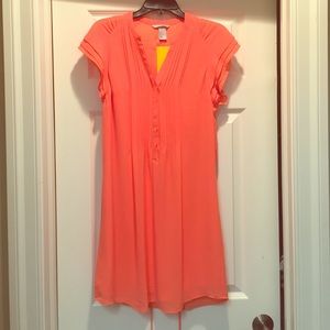 H&M Orange Short Sleeve Dress