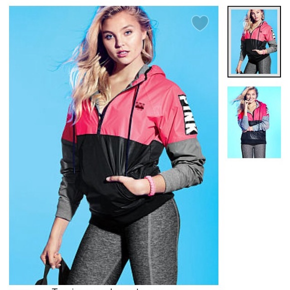 PINK Victoria's Secret Jackets & Blazers - 🔴TRADE🔴VS PINK LINED ANORAK