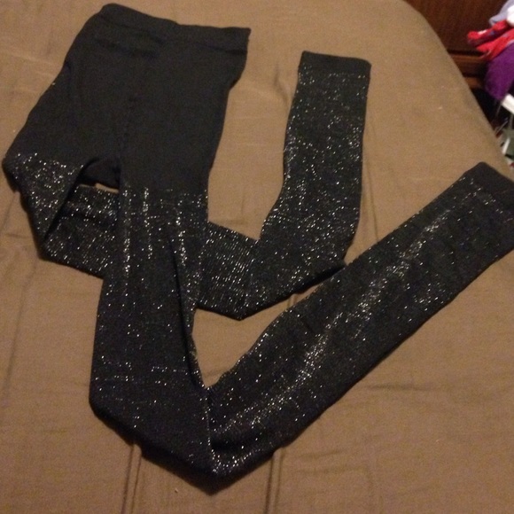 George Black/Silver Leggings