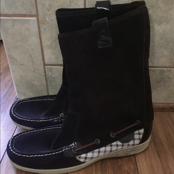 Sperry Top Sider Brown Boots 8.5
