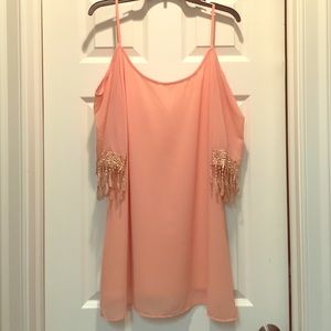 Tobi Peach Shift Dress