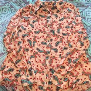 🤑Paisley western shirt