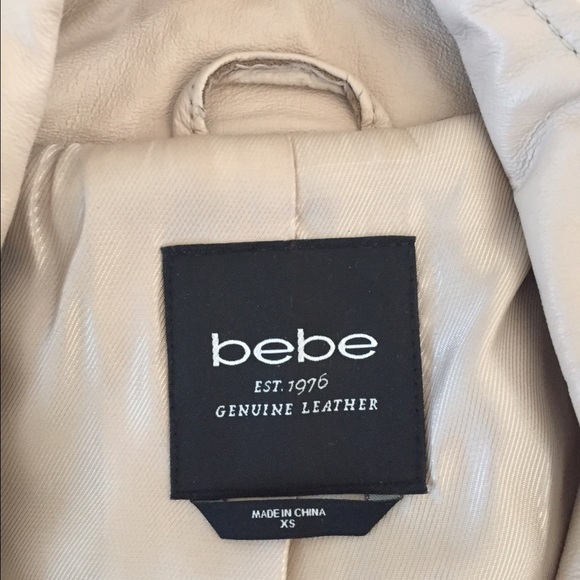 bebe Leather Jacket - Picture 4 of 4